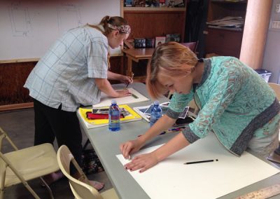Another day of drawing at Art & Design Studio of Janna Geary